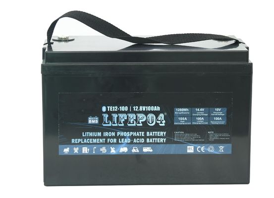 Baterai ABS Portabel 12v 100ah Lithium Lifepo4 Untuk Daya Cadangan