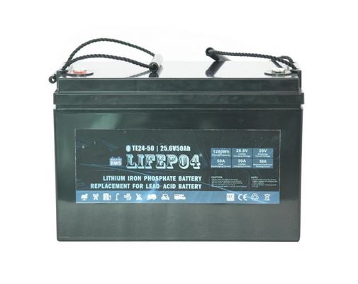 24V 42AH Portabel Lifepo4 Baterai Lithium BMS Untuk Penggantian Asam Timbal