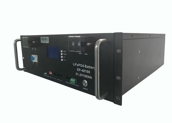51.2V 50AH Telecom Baterai Cadangan Cooper Rak Server Lifepo4