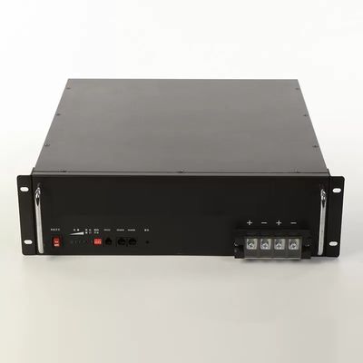 Rak Bank Baterai Surya 51.2V 50AH Rak Baterai Lifepo4 Bebas Perawatan