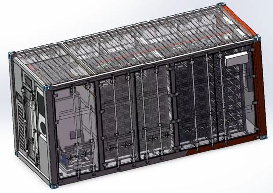 Lifepo4 51.2v BESS Sistem Tenaga 500kw Penyimpanan Energi ESS