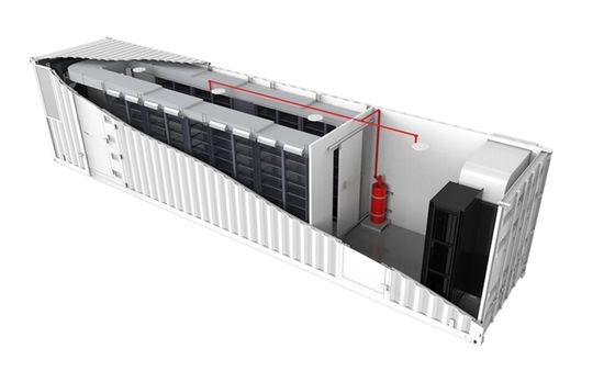 Sistem Penyimpanan Energi Baterai MWH BESS 500kwh Hingga 1,37 MWH Paket Baterai ESS