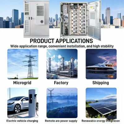 Sistem penyimpanan energi LiFePo4 Baterai Fungsi pergeseran beban puncak t