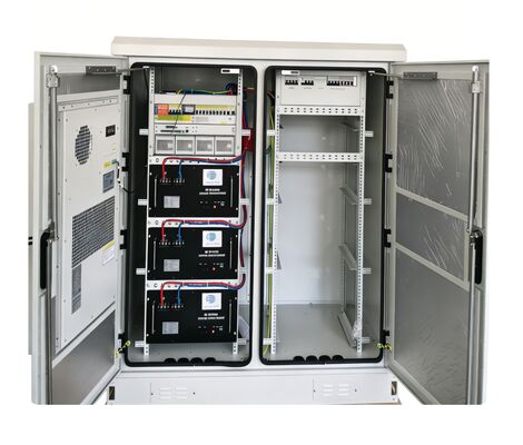 48V 200AH LFP Telecom Battery Backup System Rak Dipasang