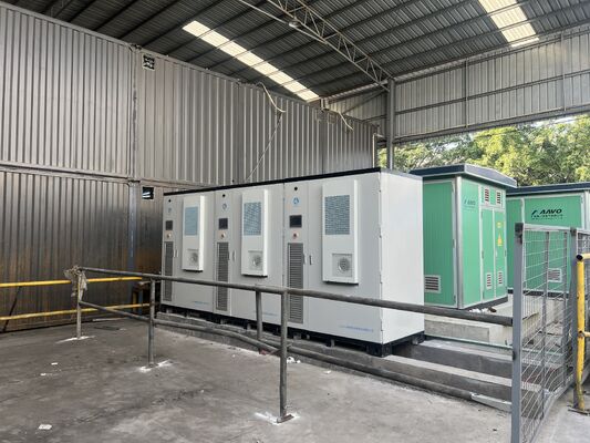 Sistem penyimpanan energi BESS Sistem penyimpanan energi baterai yang menyediakan pergeseran beban puncak